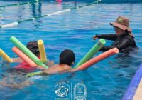Inició el curso de verano de natación en la alberca municipal “La Alameda”