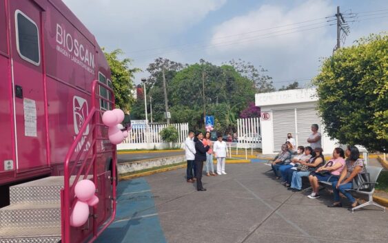 Informa Veracruz sur sobre ubicaciones de mastógrafos móviles para atención a mujeres derechohabientes