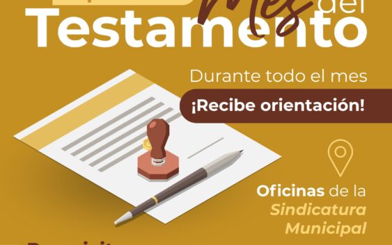 El Ayuntamiento de Cosoleacaque brinda asesoría gratuita, por el mes del testamento.