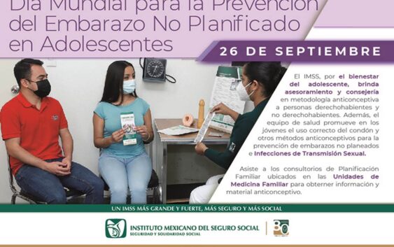 Informa IMSS Veracruz Sur riesgos de embarazo en adolescentes