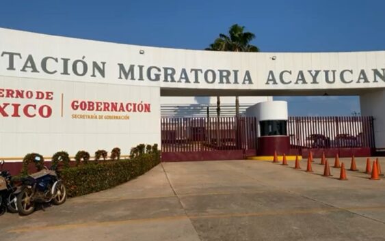 Informe advierte de sobrepoblación en Estación Migratoria de Acayucan