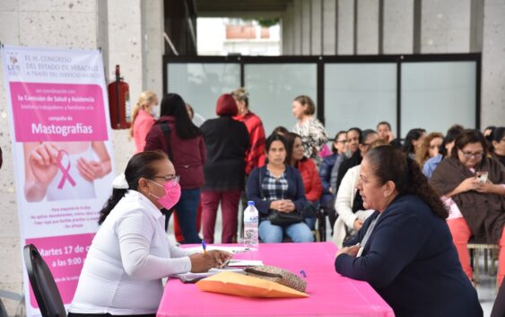 Realiza Comisión de Salud del Congreso jornada de mastografías