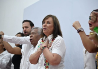 Suspende Rocío Nahle gira en Pánuco y Pueblo Viejo, tras paso de Otis en Guerrero