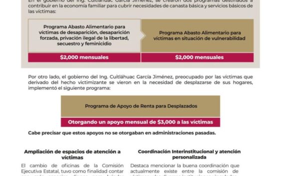 Antes no se apoyaba a víctimas ni a instituciones para atenderlas; actual administración adoptó compromiso de dotar de recursos: Gobierno de Veracruz