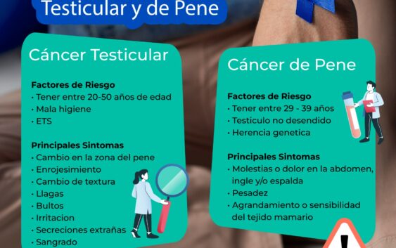 Concientiza IMSS Veracruz Sur sobre Cáncer Testicular y de Pene