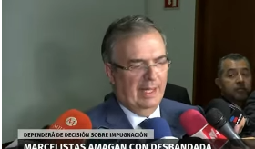 Diputados ‘marcelistas’ amagan con dejar Morena para seguir a Ebrard