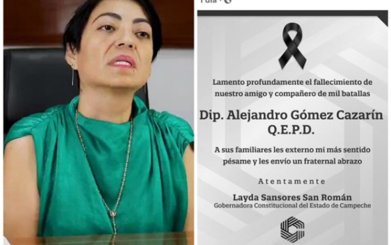 De hipócrita y falsa acusa viuda de Gómez Cazarín a Layda Sansores