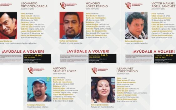 Desaparecen 4 hombres y una mujer de manera extraña en Mendoza