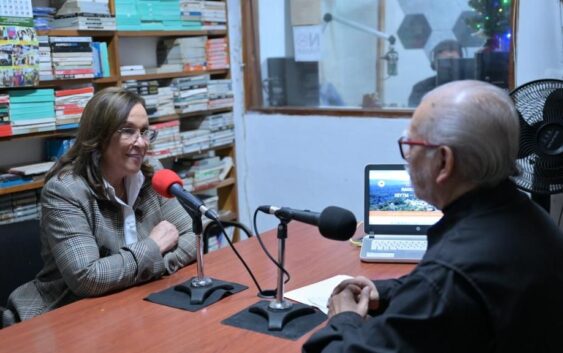 RECONOCE ROCÍO NAHLE A LAS RADIODIFUSORAS COMUNITARIAS