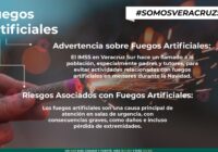 Exhorta IMSS Veracruz Sur a evitar uso de fuegos artificiales