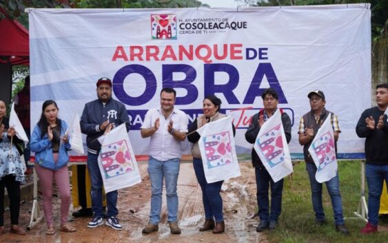 Avanza Cosoleacaque en materia de obra públicaHabrá pavimentación para Cerro Blanco