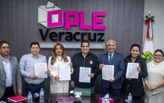 Registran coalición “Fuerza y Corazón por Veracruz” para diputaciones locales