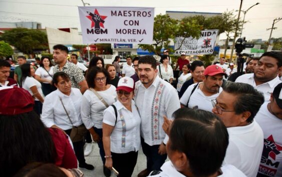 Zenyazen y miles de Maestros Con Morena reafirman apoyo a Rocío Nahle rumbo a la gubernatura de Veracruz