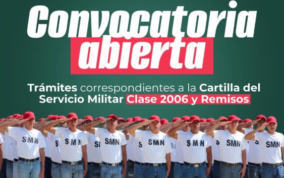Se abre convocatoria para la obtención de la cartilla militar en Cosoleacaque