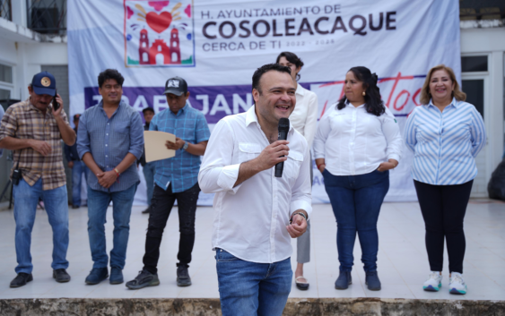 En Cosoleacaque, seguimos trabajando de la mano pueblo y gobierno