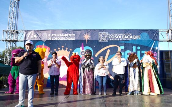 Grandioso cierre de festejos del Día de Reyes en Cosoleacaque