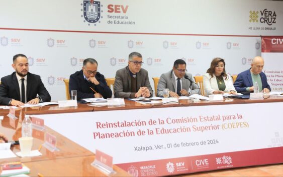 Reinstalan la COEPES para fortalecer la educación superior en Veracruz