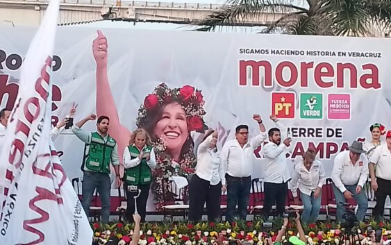 Anuncia Rocío Nalhe arranque de campaña en el puerto de Veracruz