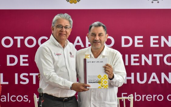 Entregan a municipios “Programa de Ordenamiento Territorial de la Región del Istmo de Tehuantepec”