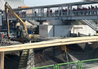 Desplome en obras del trolebús elevado en Iztapalapa deja 7 trabajadores heridos