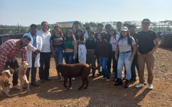 Visita educativa del ITSA a la granja acuicola mojarricas