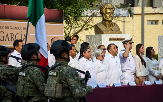 Conmemoran en Coatzacoalcos el CCXVIII Aniversario del Natalicio y Homenaje a Benito Juárez