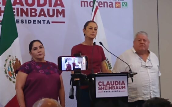 Promete Sheinbaum mejorar carreteras de Veracruz y rescatar la petroquímica