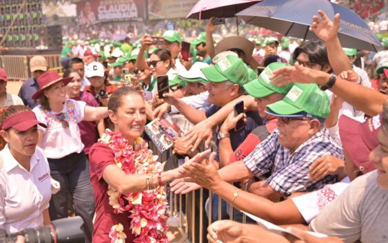 Voy a estar cerca de Veracruz y de nuestra próxima gobernadora: Claudia Sheinbaum