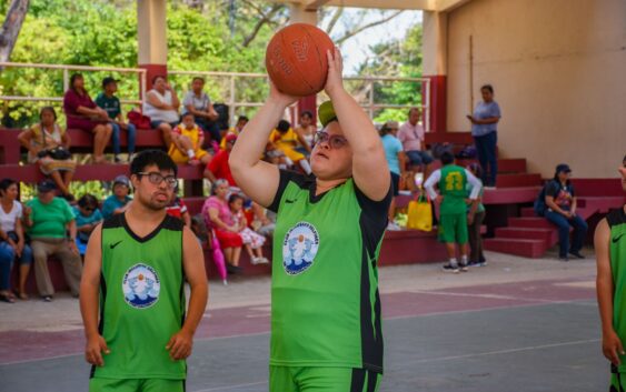 Celebran Día del Niño con Cuadrangular Amistoso de Basquetbol Inclusivo