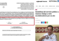 La SFP deja claro que Zúñiga Martínez no está inhabilitado