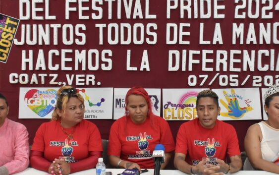 Invitan al ‘Festival Pride Coatza 2024, Juntos Todos de la Mano Hacemos la Diferencia’