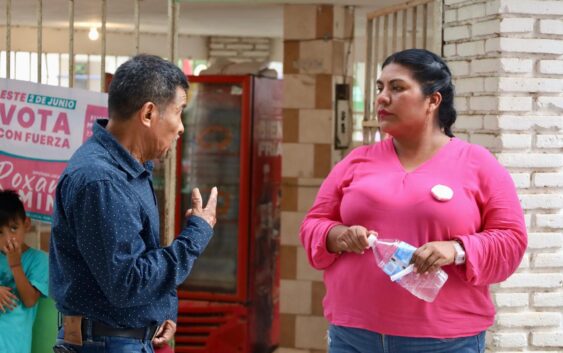 Invita Roxana Mina a fortalecer la democracia, votando por candidatos de Fuerza por México