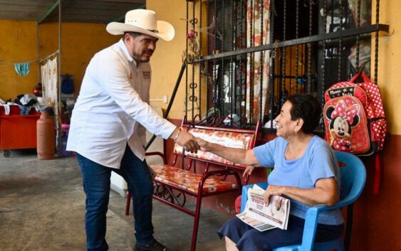 Zenyazen Escobar destaca campaña de propuestas y cercanía con la gente