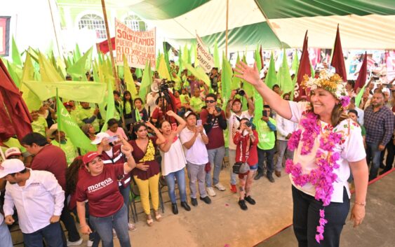 MORENA continuará porque surgió del pueblo, afirma Rocío Nahle