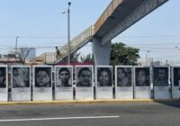 Con mural de 100 rostros dedesaparecidos en Veracruz, honran asus familiares y exigen justicia