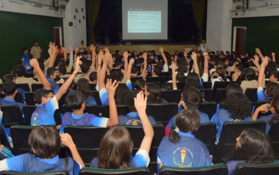 Promueven ¡No te la juegues con las drogas! entre alumnos de educación básica