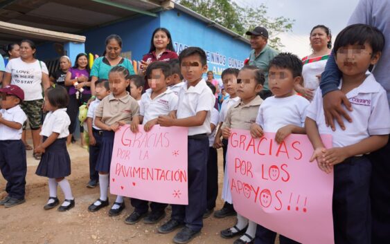 La obra pública, pilar del crecimiento, avance y equidad social en Cosoleacaque.