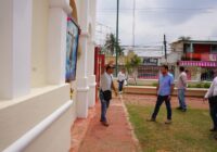 Cuadrillas de pintura embellecen la parroquia “Preciosa Sangre de Cristo”