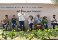 Se suma Coatzacoalcos a la reforestación masiva del polígono de Las Matas