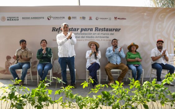 Se suma Coatzacoalcos a la reforestación masiva del polígono de Las Matas