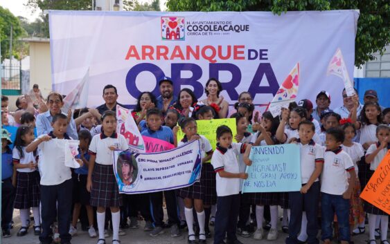 Comprometido con la educaciónGobierno de Cosoleacaque construye dos aulas en primaria de Barrancas.