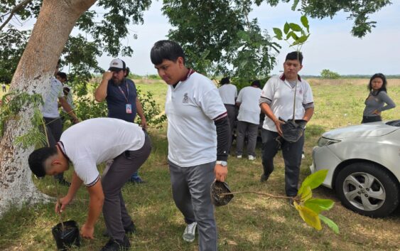 Realizan actividades de siembra y reforestación en el Ejido Guillermo Prieto