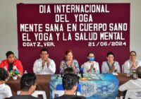 Promueven ‘Mente sana en cuerpo sano. El yoga y la salud mental’ en Coatzacoalcos