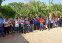 Más localidades de Cosoleacaque beneficiadas con ampliación de red eléctrica.