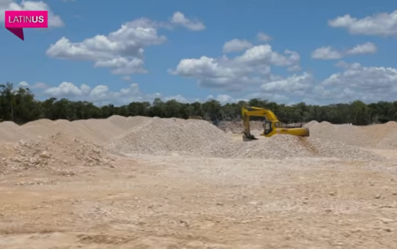 Las minas del Ejército: destruyen cientos de hectáreas de selva para sacar materiales de construcción destinados al Tren Maya