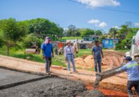 Pavimentación con concreto hidráulico en la calle Antonio de Mendoza, asegura vías más seguras en Acayucan