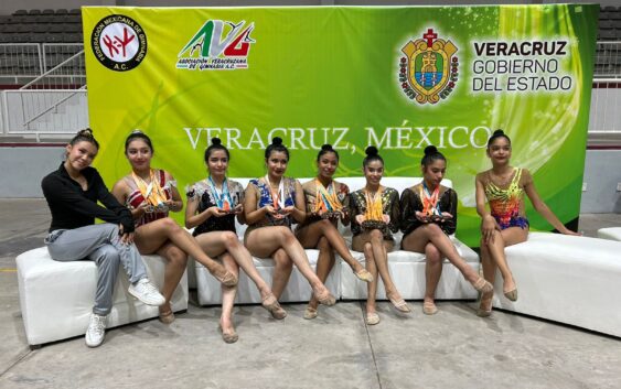 Sobresalen gimnastas de Club de Oro a nivel estatal y nacional