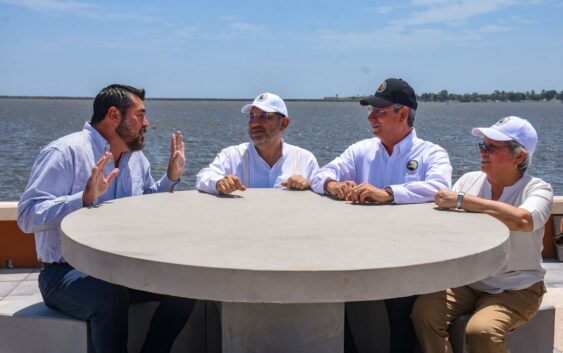 Supervisan autoridades obras del Malecón Ribereño