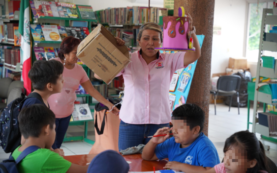 “Mis Vacaciones en la Biblioteca” se realizan en seis sedes de Cosoleacaque.