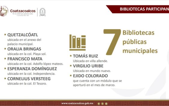 Ofrece gobierno de Coatzacoalcos cursos de verano en colonias y bibliotecas